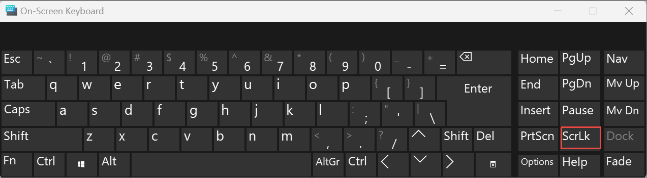 Bildschirmtastatur für Windows 11