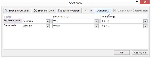 Klicken Sie auf 
