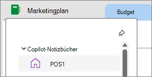 Copilot-Notizbücher in OneNote