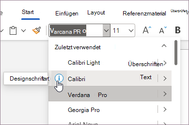 Designschriftarten