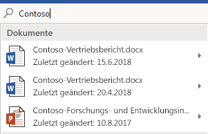 Das Suchfeld 
