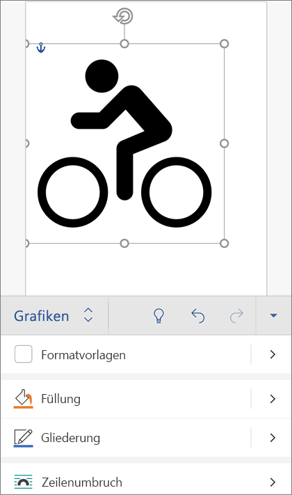 Ein ausgewähltes SVG-Bild, das die Registerkarte 