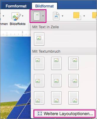 Auf der Registerkarte 