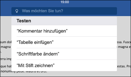 Verwenden Sie natürliche Sprache, um dem Tool 