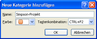 Neue Kategorie hinzufügen (Dialogfeld)