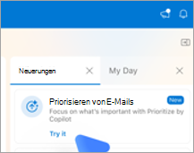 Zeigt die Registerkarte 