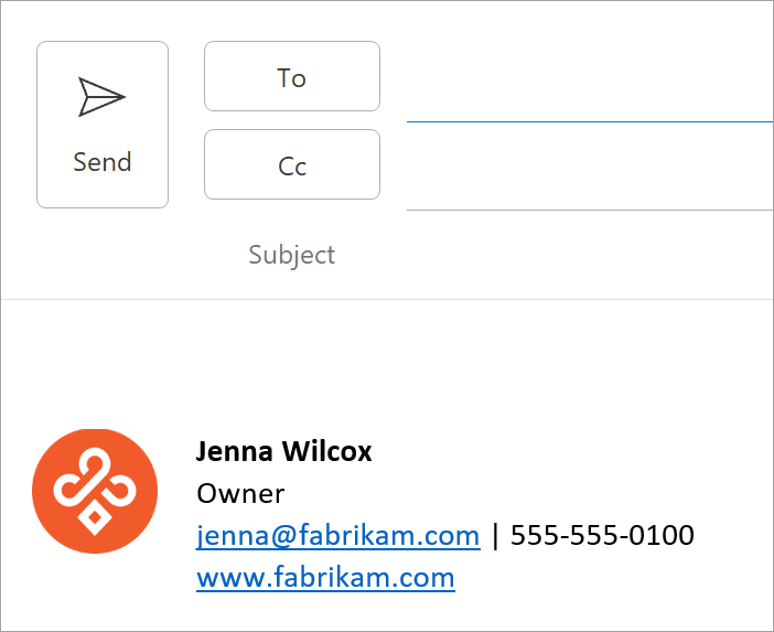 Image zum Erstellen einer E-Mail-Signatur