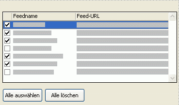 RSS-Feeds (Auswahldialogfeld)