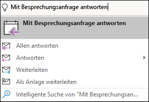 Verwenden Sie Sagen Sie mir, was Sie tun möchten, um Ihre Menüelemente zu finden