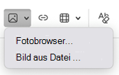 Outlook für Mac: Einfügen eines Bilds in die Signatur