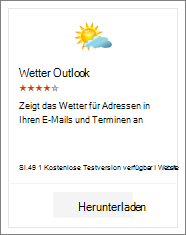 Screenshot des Outlook-Add-Ins 