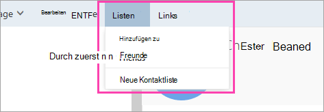 Screenshot der Schaltfläche 
