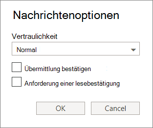 Screenshot des Dialogfelds 