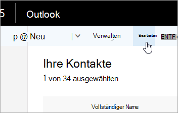 Ein Screenshot der Schaltfläche 
