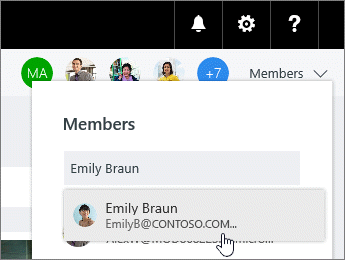 Hinzufügen von Mitgliedern zu einem Plan