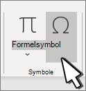 Einfügen eines Symbols