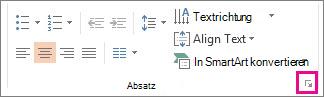 Abbildung des PowerPoint-Menübands