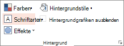 Hintergrundoptionen