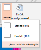 Klicken Sie im Menü 