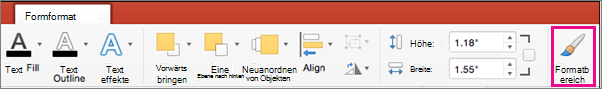 PowerPoint für Mac, Registerkarte 