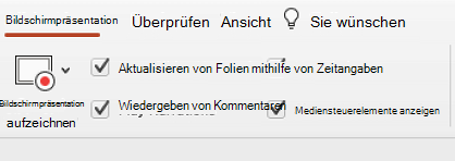 Die Registerkarte 
