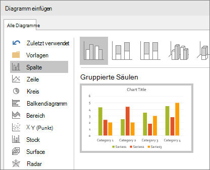 Zeigt die Auswahl unter 