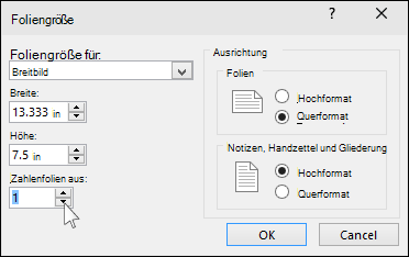 Zeigt das Dialogfeld 
