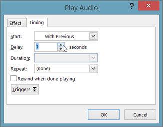 Audio verzögern