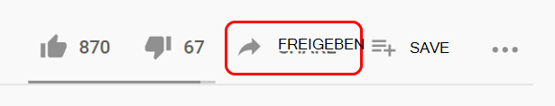 Auf YouTube freigeben