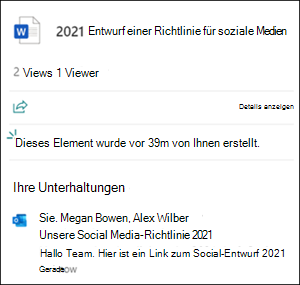 Unterhaltungen Karte Datei