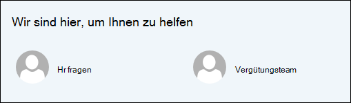 Vorschau des People-Webparts.