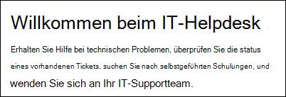 Vorschau des Text-Webparts.