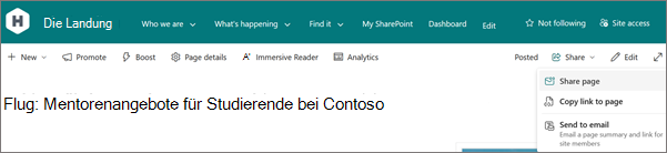 Screenshot der Schaltfläche 