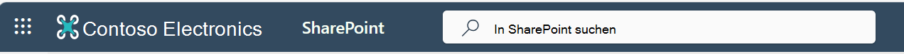 Screenshot der Suche in SharePoint