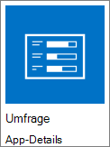 Screenshot des Umfragesymbols