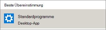 Standardprogramme unter Windows