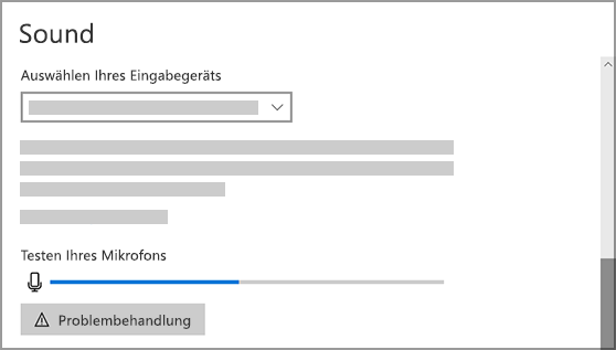 Soundeinstellungen