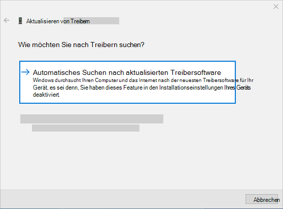 automatisch nach aktualisierter Treibersoftware suchen, um den Audiotreiber zu aktualisieren