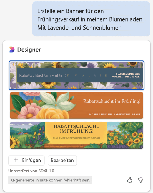 Von Copilot entworfenes benutzerdefiniertes Banner.