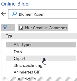 Die Schaltfläche 
