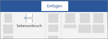Einfügen eines Seitenwechsels