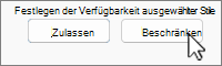 Schaltflächen 