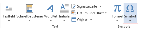 Klicken Sie auf der Registerkarte 
