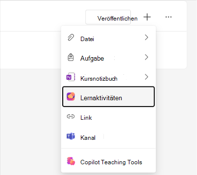 Screenshot der Option 