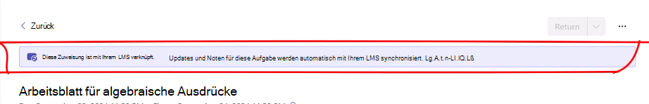 Screenshot eines Banners.