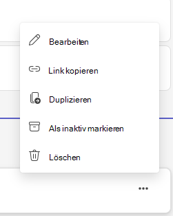 Screenshot, der die Markierung eines zugewiesenen Mitarbeiters als inaktiv zeigt.