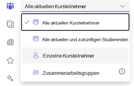Screenshot der Option 