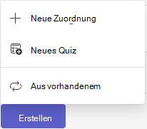 Neue Zuweisung