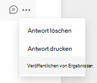 Screenshot der Beitragsbewertungsoption.