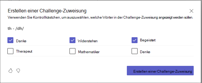 Screenshot der Herausforderung.